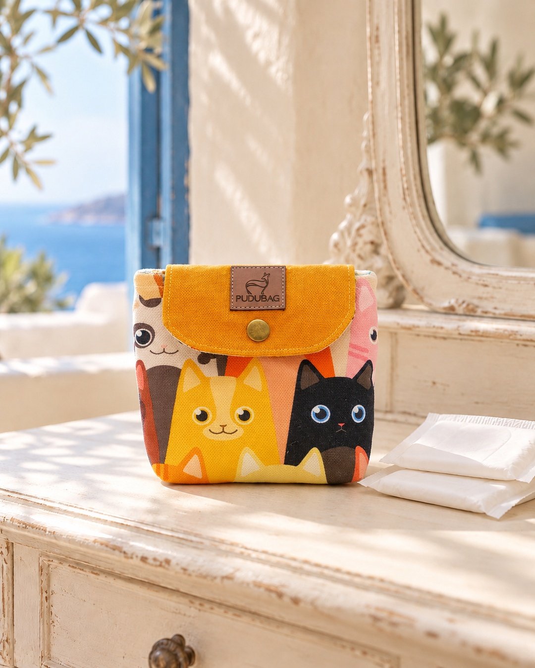 Kedi Dostları Hijyenik Pedlik Kılıfı